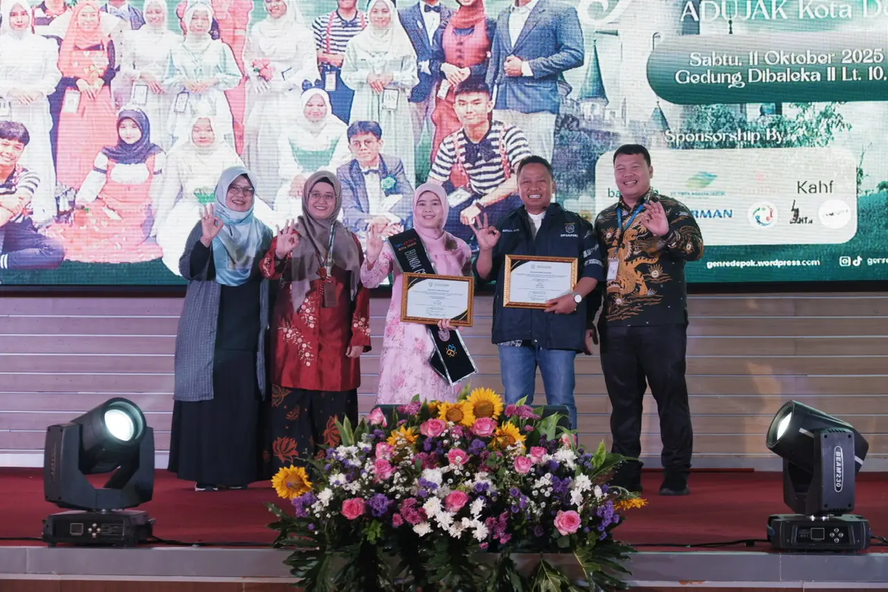 Wali Kota dan Ketua TP-PKK Depok Dikukuhkan jadi Ayah-Bunda GenRe