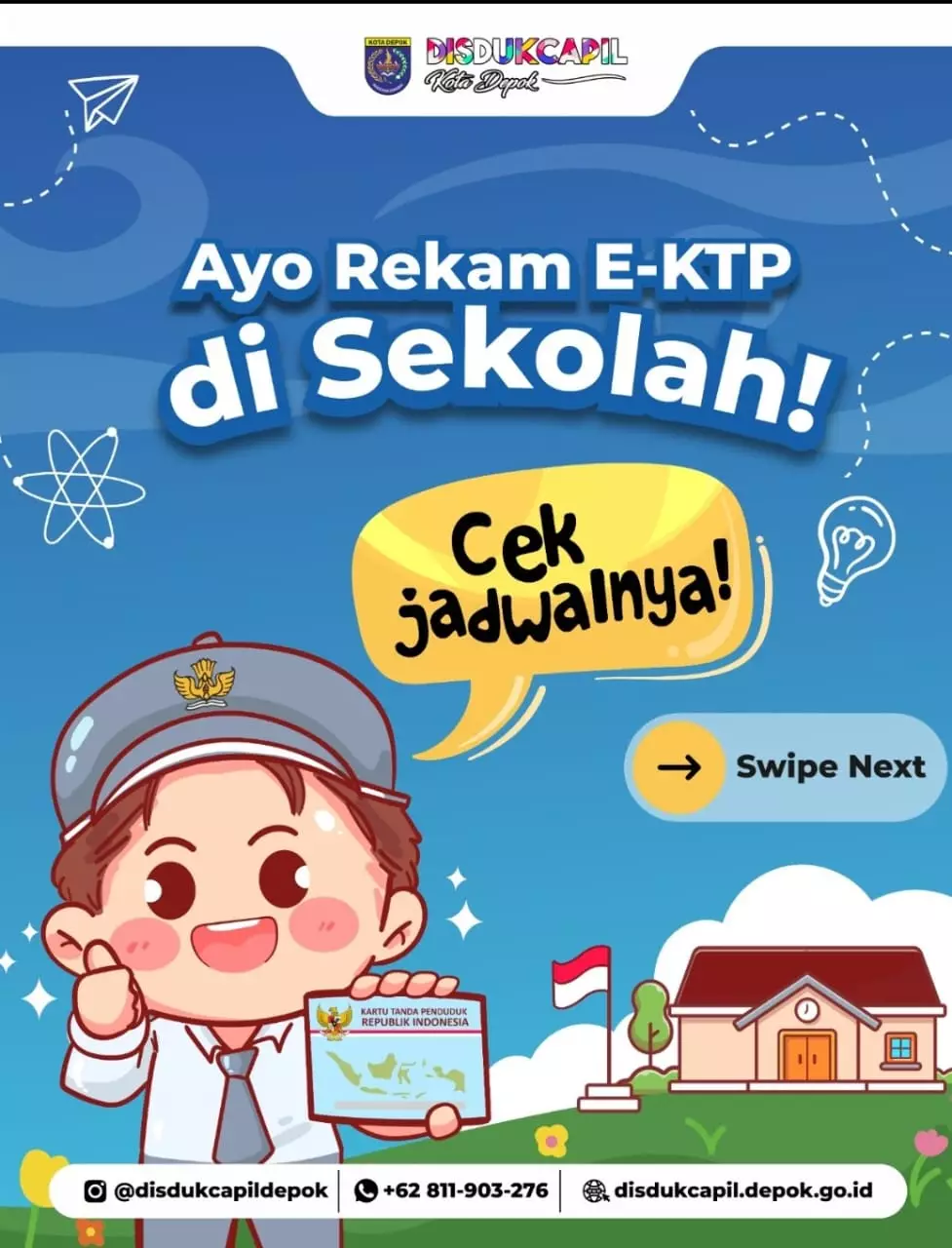 Jangan Sampai Ketinggalan! Ini Jadwal Jemput Bola Perekaman E-KTP di Sekolah oleh Disdukcapil Depok