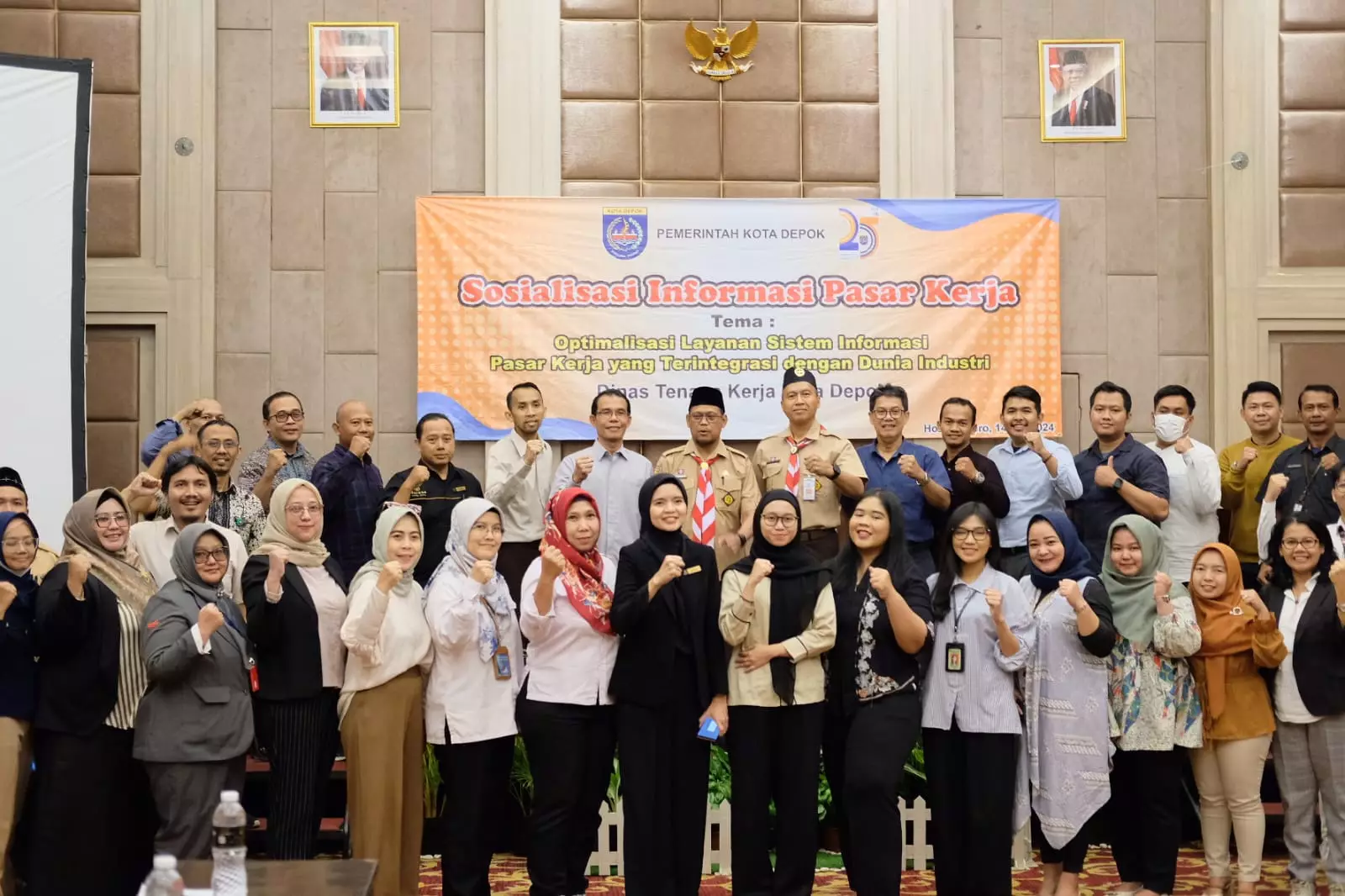 Permudah Penyebarluasan, Disnaker Depok Adakan Sosialisasi Informasi Pasar Kerja