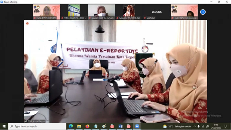 DWP Depok Dibekali Pelatihan E-Reporting