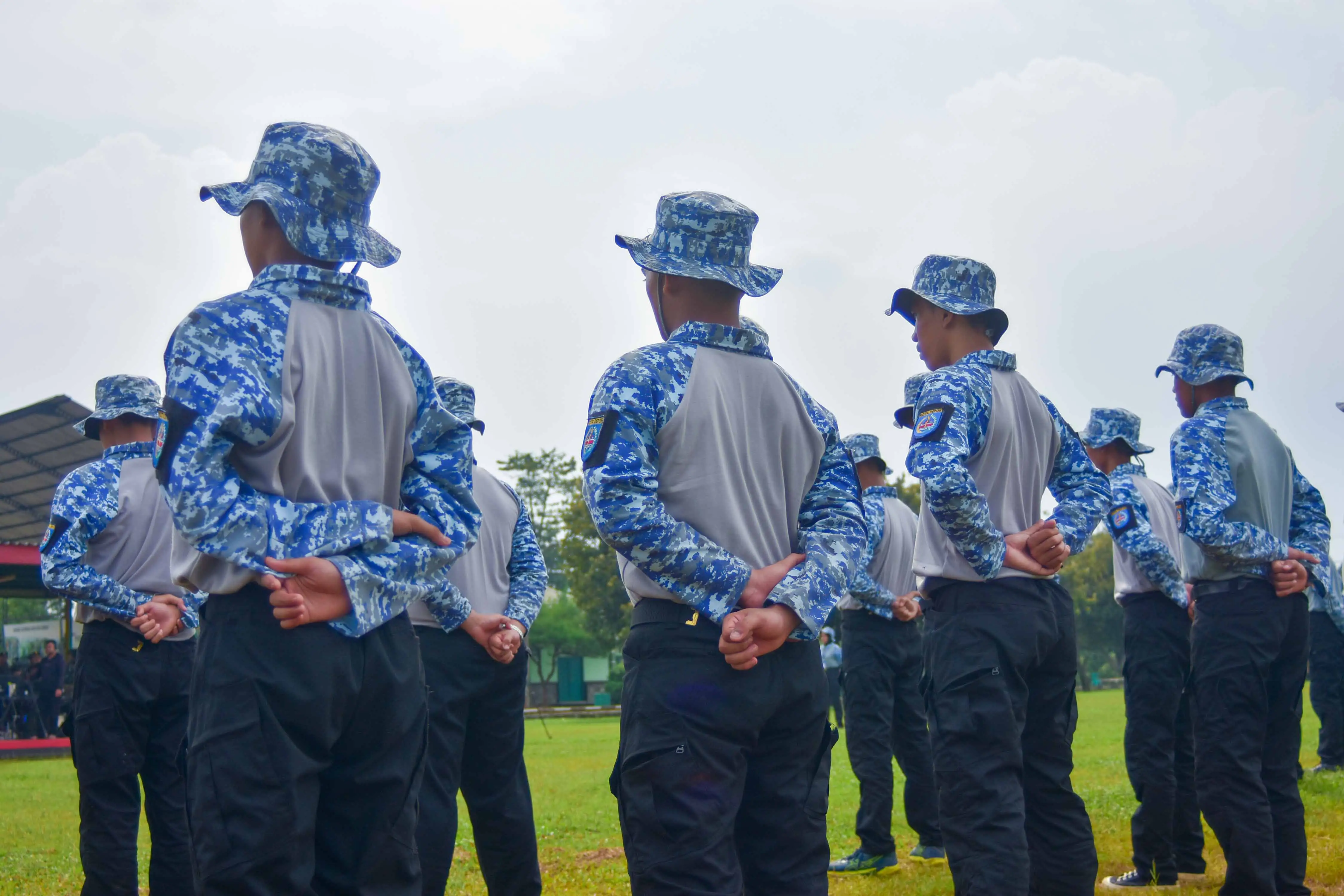 Momen Penutupan Program Pembinaan Karakter dan Bela Negara