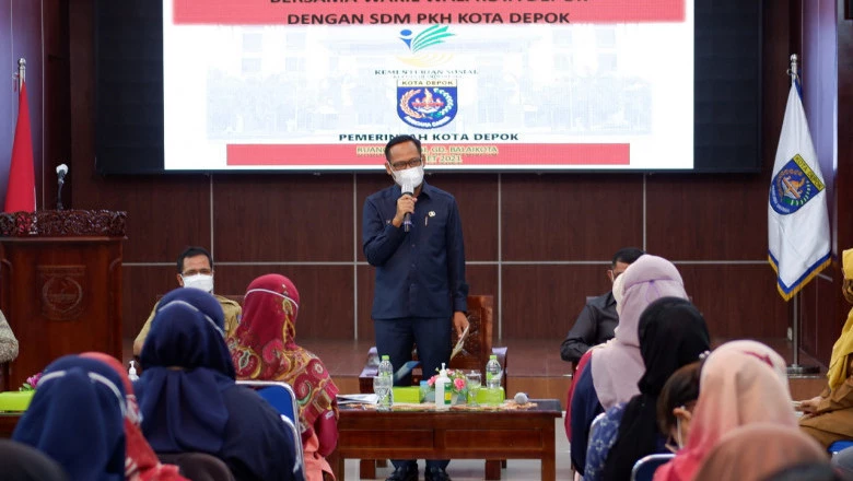 Audiensi dan Silaturahmi Wakil Wali Kota Depok dengan SDM PKH 