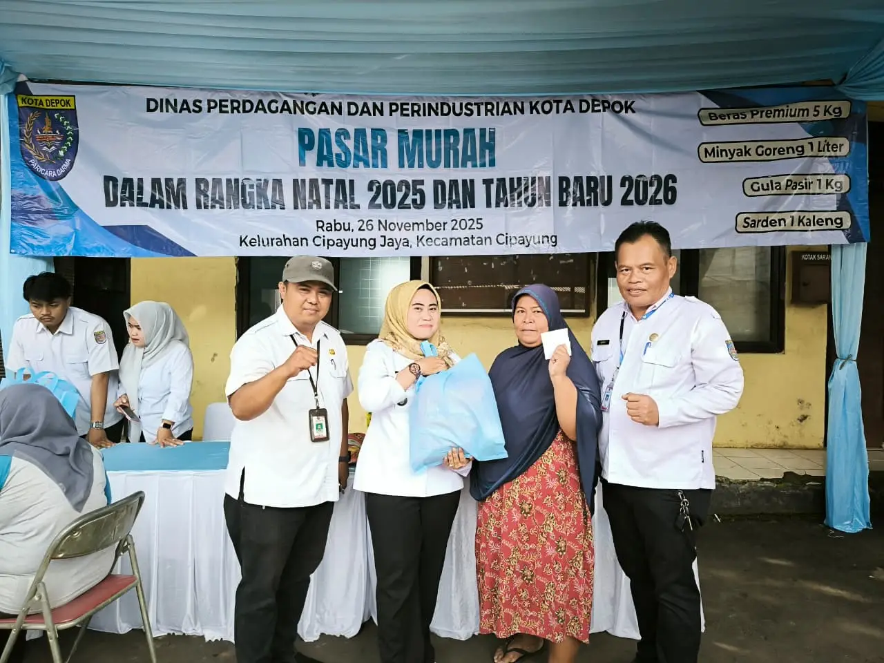 Stabilkan Harga Pangan, Pemkot Depok Intensifkan Pasar Murah Jelang Nataru