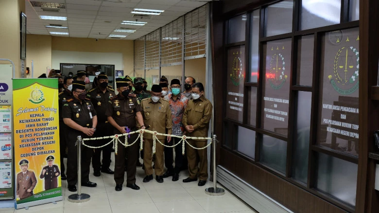 Kajati Jabar Resmikan Kantor Jaksa Pengacara Negara di Balai Kota Depok 