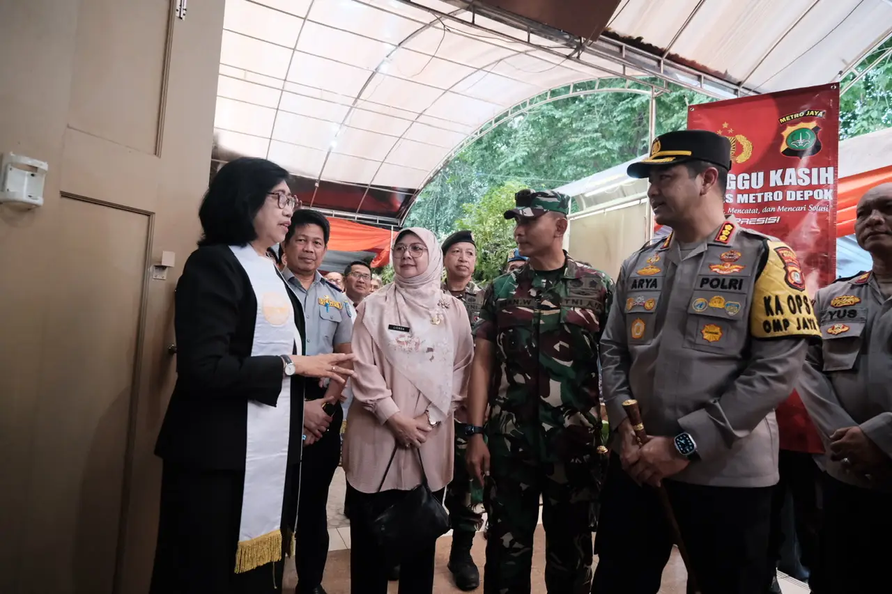 Pastikan Keamanan Hari Natal 2024, Pemkot Depok Bersama TNI-Polri Kunjungi Gereja