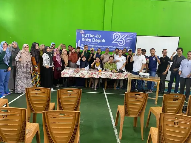 Warga RW 13 Perumahan Mutiara Depok Diedukasi Cara Halau Hipertensi dan Stroke
