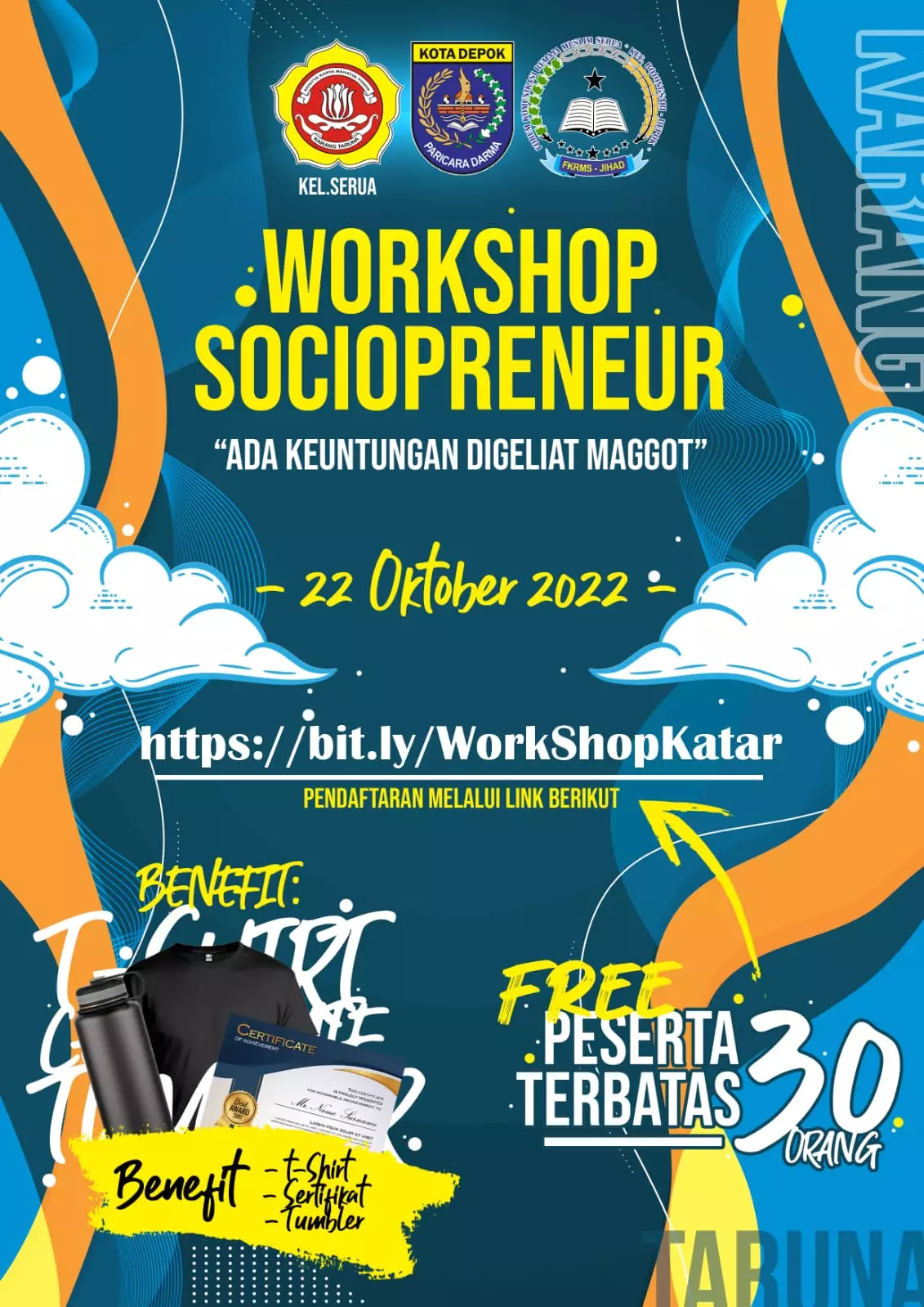 Katar Serua Ajak Masyarakat Ikuti Workshop Ada Keuntungan Digeliat Maggot