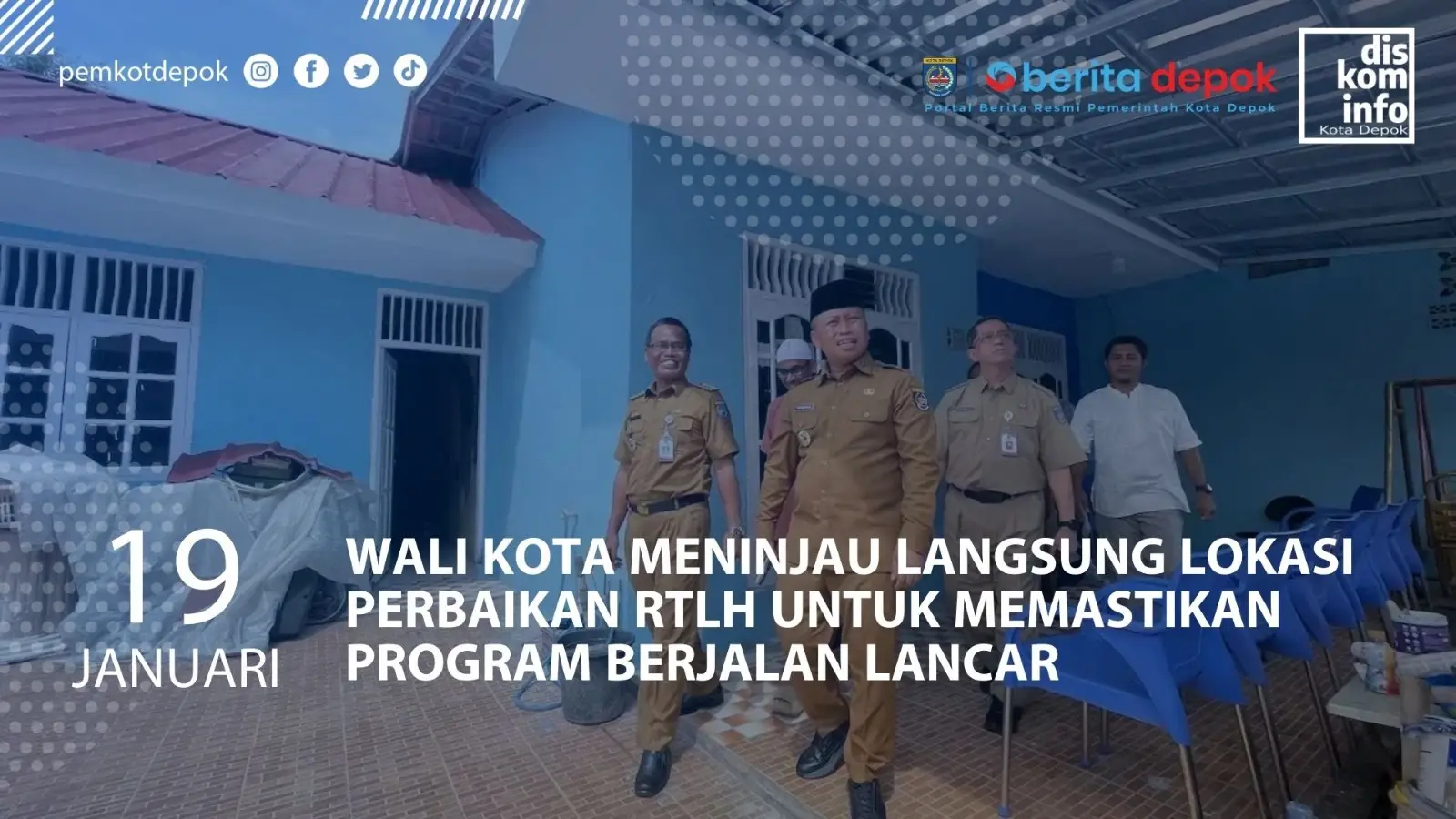Wali Kota Depok Tinjau RTLH
