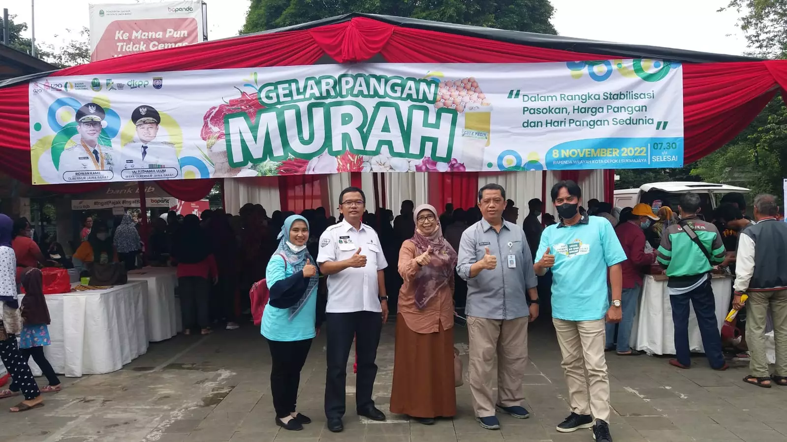 Gelar Pangan Murah bersama DKPP Jabar, Kepala DKP3 Depok: Sangat Diapresiasi Masyarakat