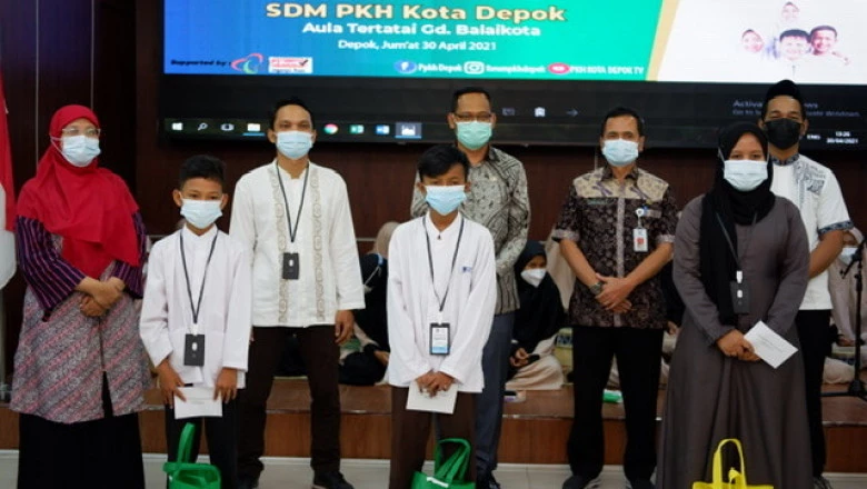  150 Anak Yatim dan Piatu Penerima Manfaat PKH Dapat Santunan