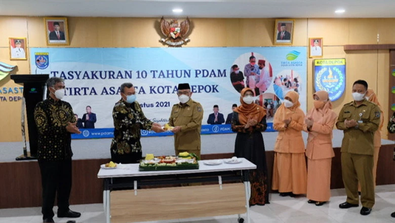 Peringati HUT ke-10, PDAM Tirta Asasta Kota Depok Gelar Tasyakuran