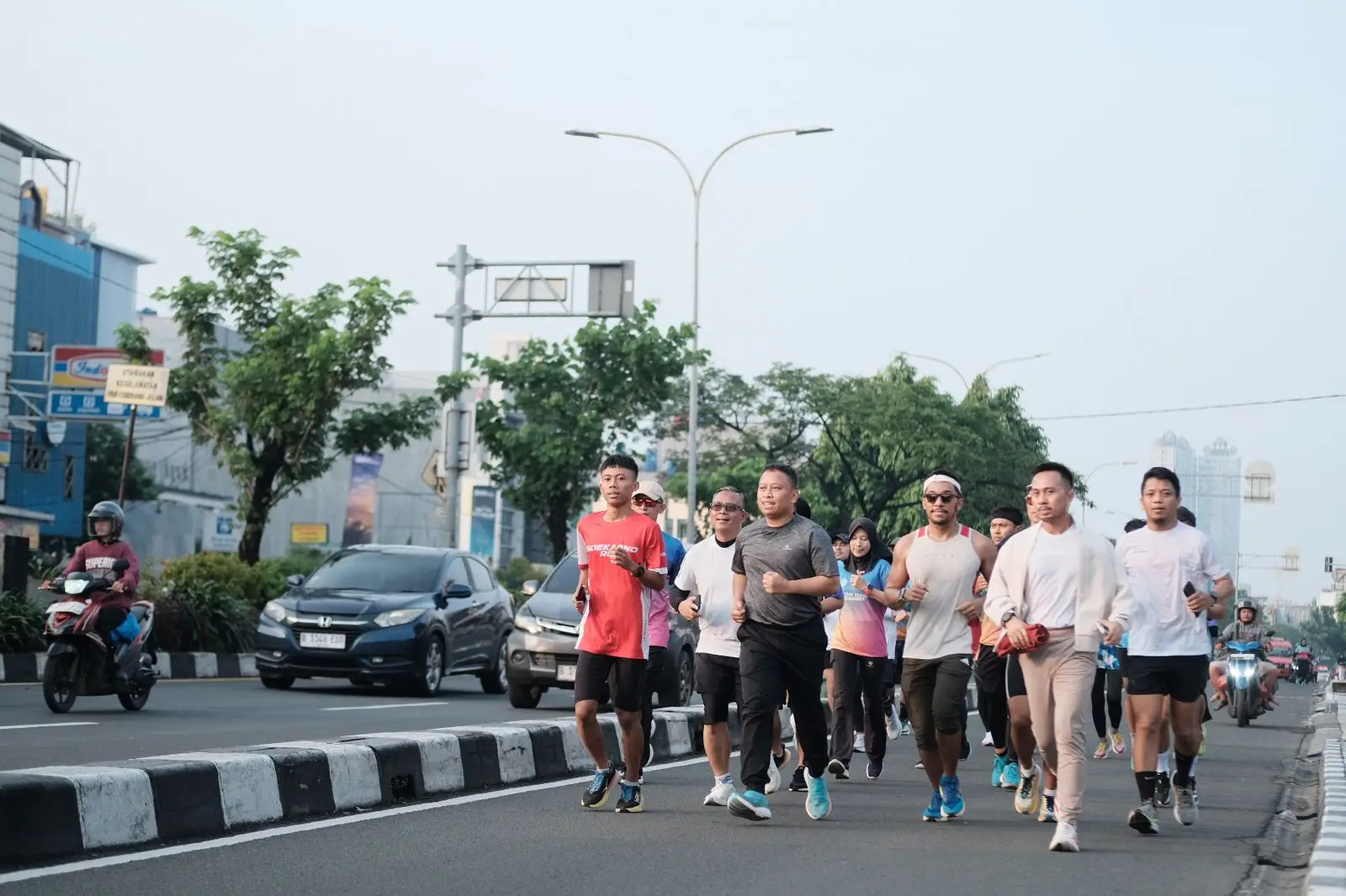 Tampung Aspirasi, Supian Suri Olahraga Bersama Komunitas Pecinta Lari