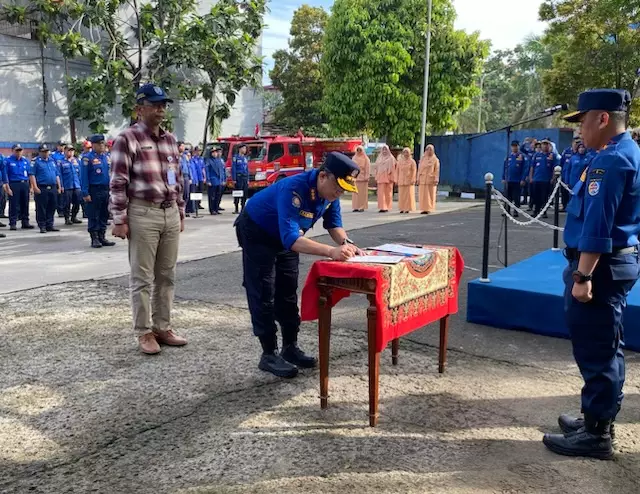 Hadiri Sertijab Kadis Damkar Depok, Sekda Sampaikan Sejumlah Pesan