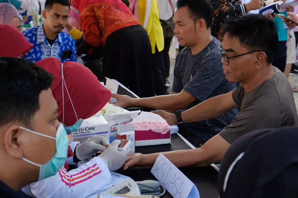 Puncak HLUN Kota Depok 2023, Dinkes Sediakan Pemeriksaan Kesehatan untuk Lansia