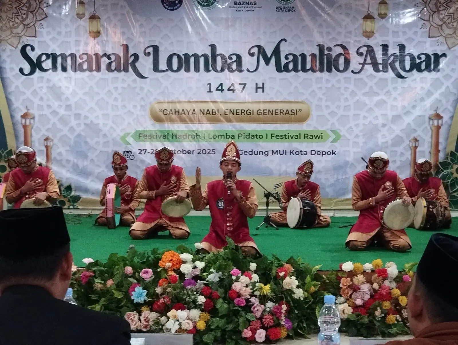 Peserta Festival Hadroh Maulid Akbar 1447 H Unjuk Kemampuan di Hadapan Juri