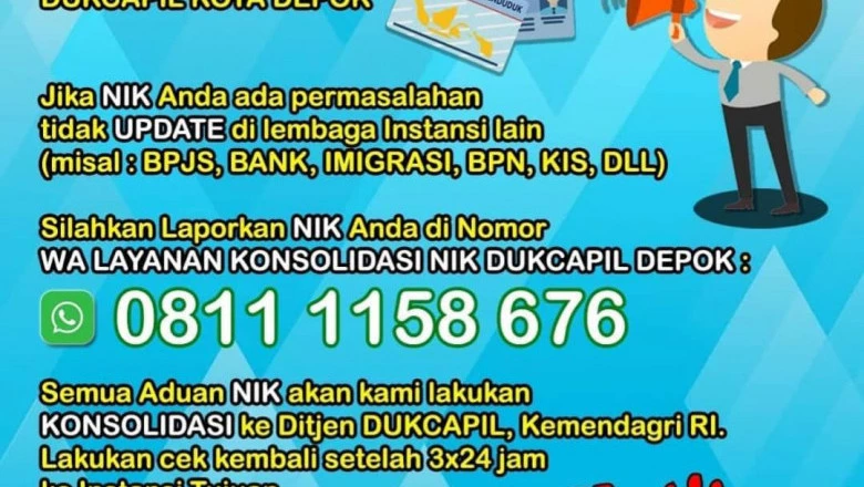 Disdukcapil Depok Buka Layanan Konsolidasi NIK via Whatsapp 