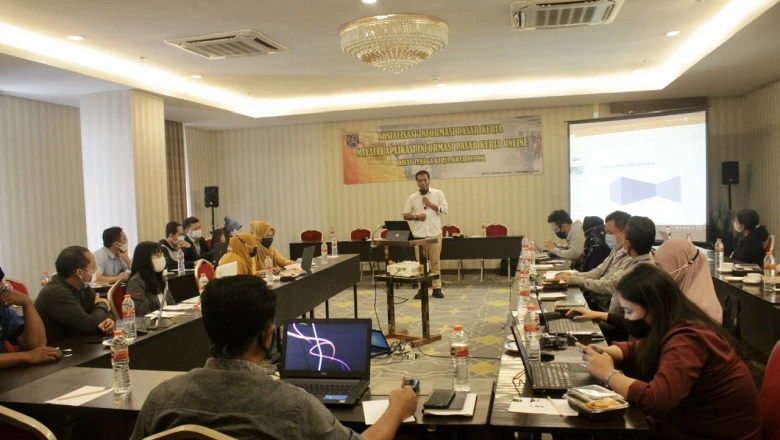 Disnaker Gelar Sosialisasi Informasi Aplikasi Pasar Kerja Online