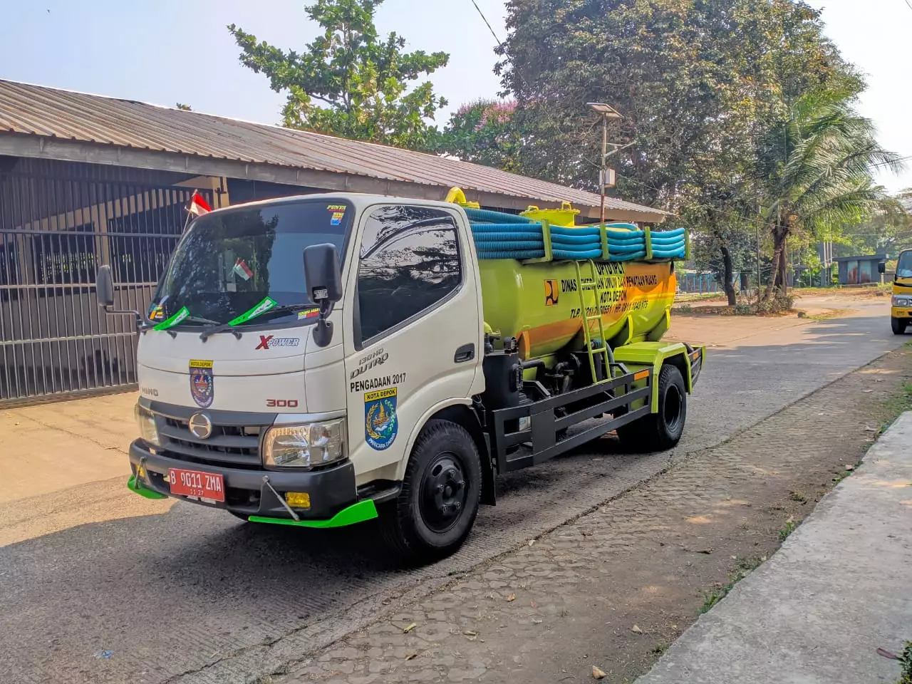 Layanan Sedot Tinja UPTD IPLT Depok Tak Terganggu Meski Ada Rekonstruksi Jalan TPU III Kalimulya