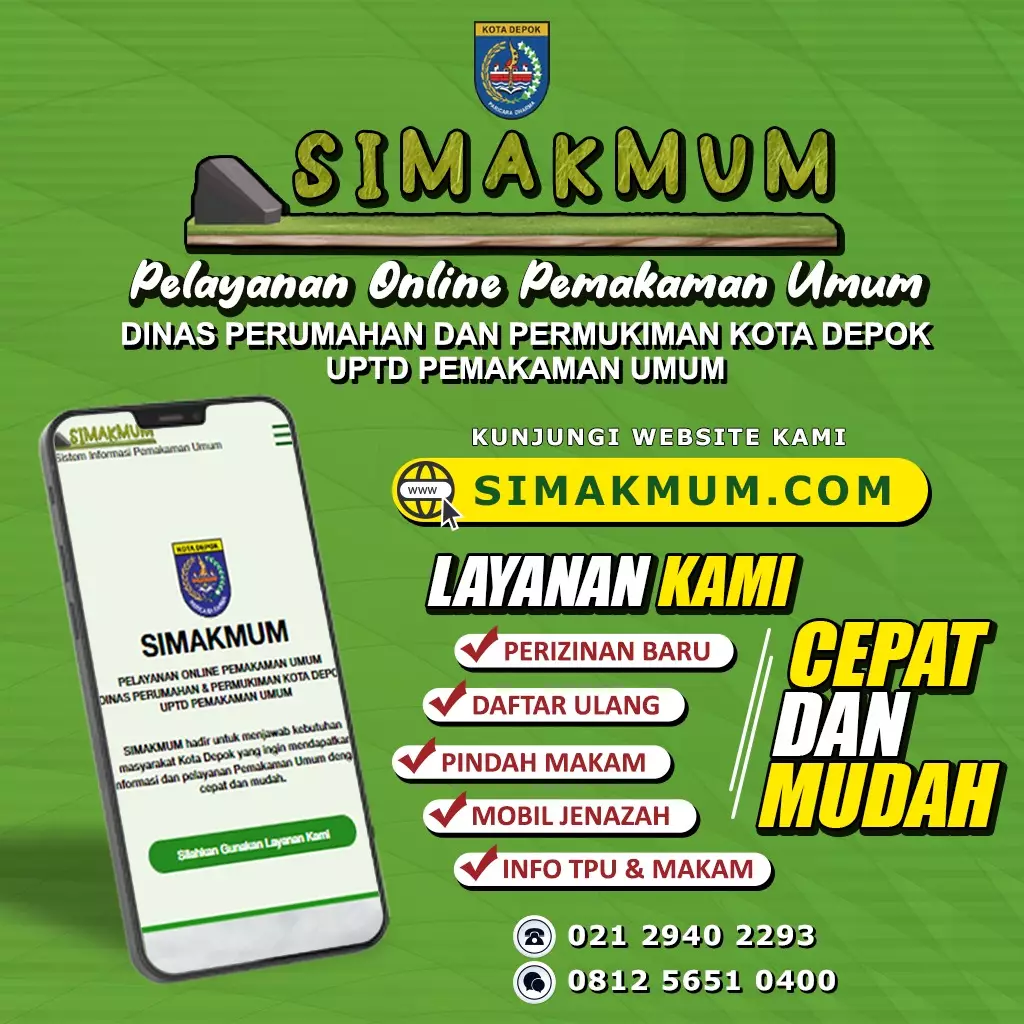 Permudah Layanan Pemakaman Umum, Disrumkim Miliki Website Simakmum