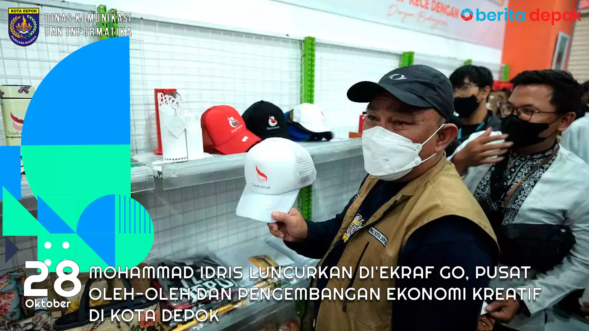 Video: Mohammad Idris Luncurkan DI'Ekraf Go, Pusat Oleh oleh dan Pengembangan Ekonomi Kreatif di Kota Depok