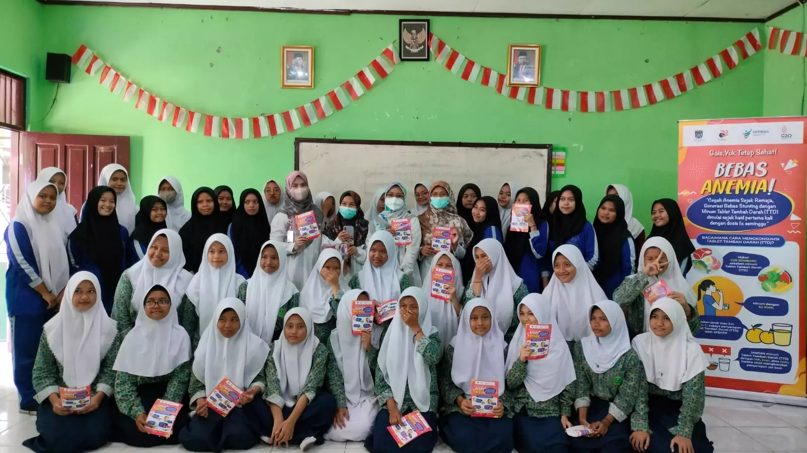 Gerakan Nasional Aksi Bergizi, Puskesmas PGS Edukasi Remaja Putri soal Anemia