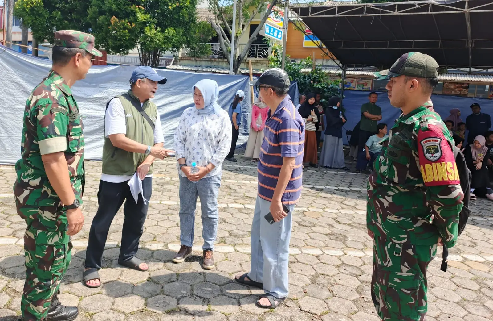 Lurah Tugu Tinjau Pelaksanaan Pemotongan Hewan Kurban di Lima Titik