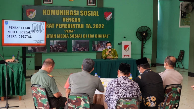 Kodim 0508/Depok Gelar Komunikasi Sosial dengan Aparat Pemerintah Tahun 2022