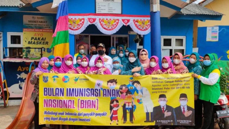 Lurah Curug Ajak Orang Tua Bawa Anak Imunisasi Sukseskan BIAN 2022