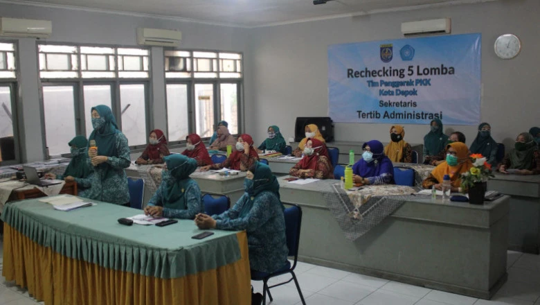 Rechecking Virtual Lomba Tertib Administrasi TP PKK di Kelurahan Mekarjaya