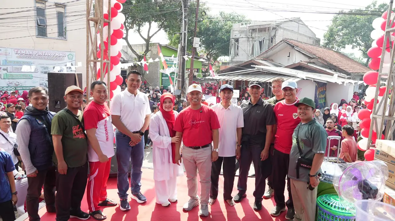 Semarakkan HUT ke-80 RI, Wali Kota Depok Ikut Jalan Santai Kebangsaan Bersama GP Ansor