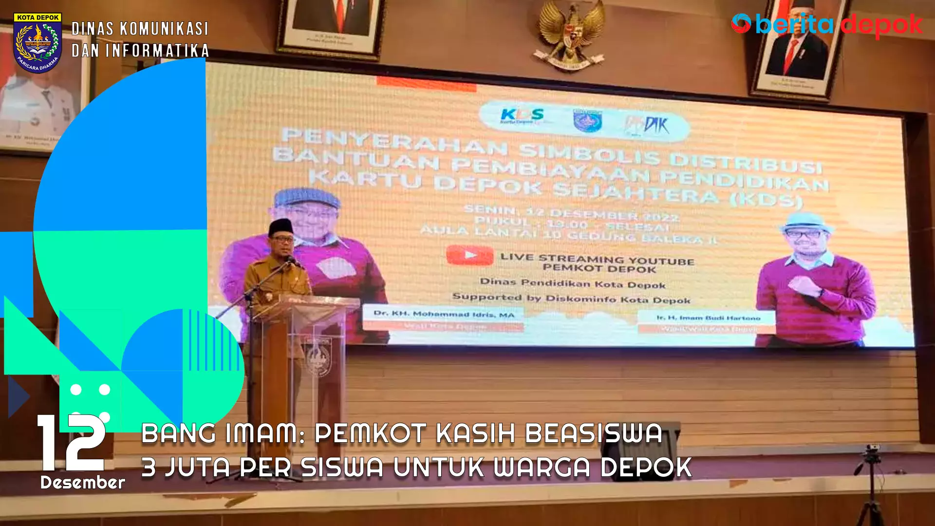Video - Bang Imam: Pemkot Kasih Beasiswa 3 Juta Per Siswa untuk Warga Depok