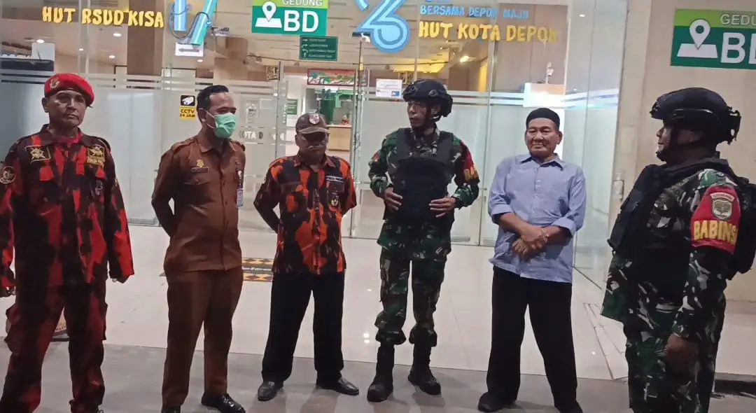 Koramil 05/Sawangan Tingkatkan Keamanan di Objek Vital