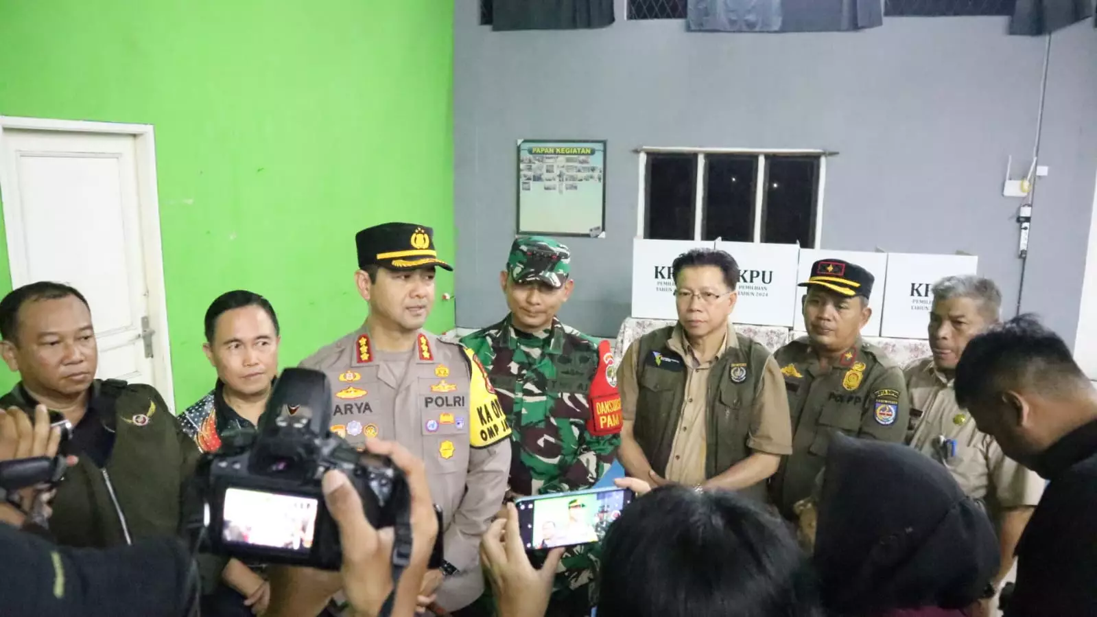Forkopimda Kota Depok Pantau Kesiapan TPS Jelang Pemilu