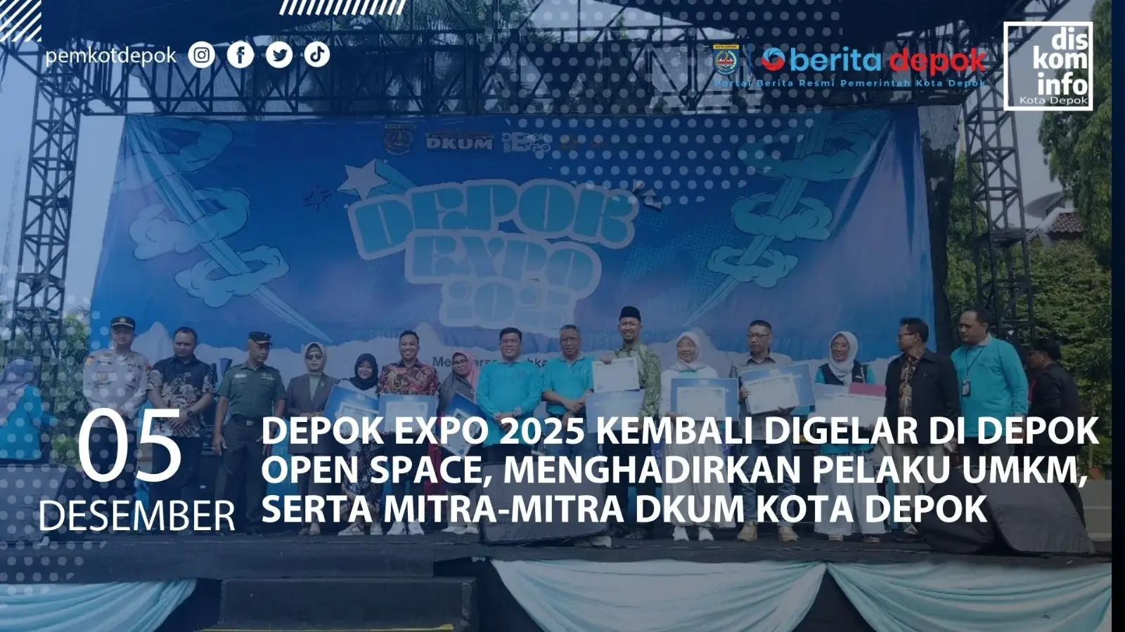 DEPOK EXPO 2025, AJANG UNJUK PRODUK UMKM DEPOK