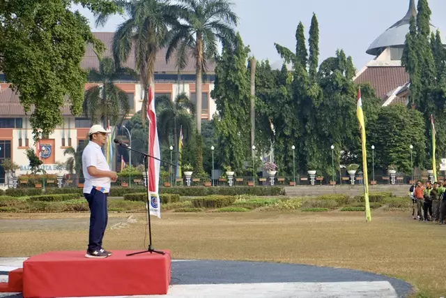 Pimpin Apel Pagi, Inspektur Daerah Sampaikan Sejumlah Pesan Bagi ASN Depok