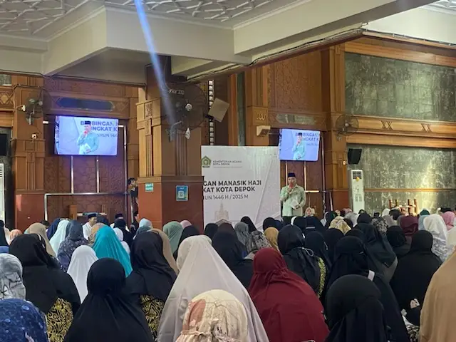 Buka Bimbingan Manasik Haji, Wali Kota Depok Ingatkan Calhaj Persiapkan Ilmu dan Fisik