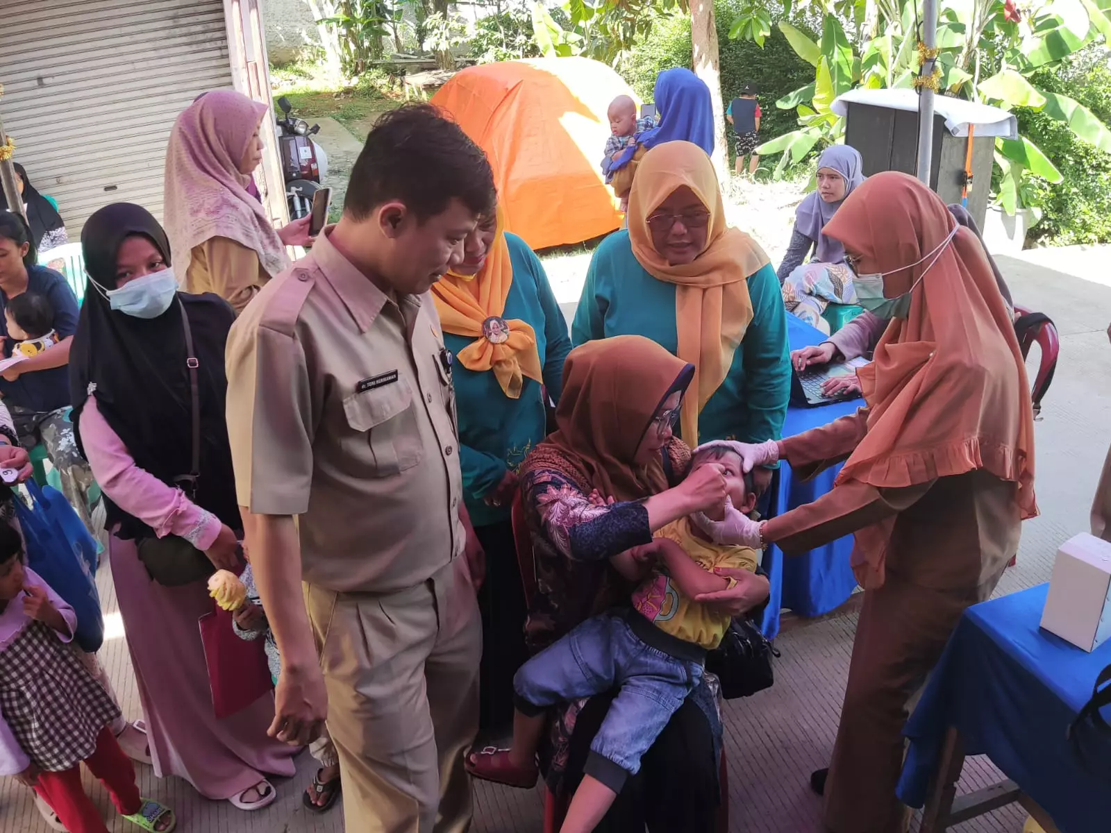 Puskesmas Limo Target 6.288 Balita Ikut Imunisasi Polio