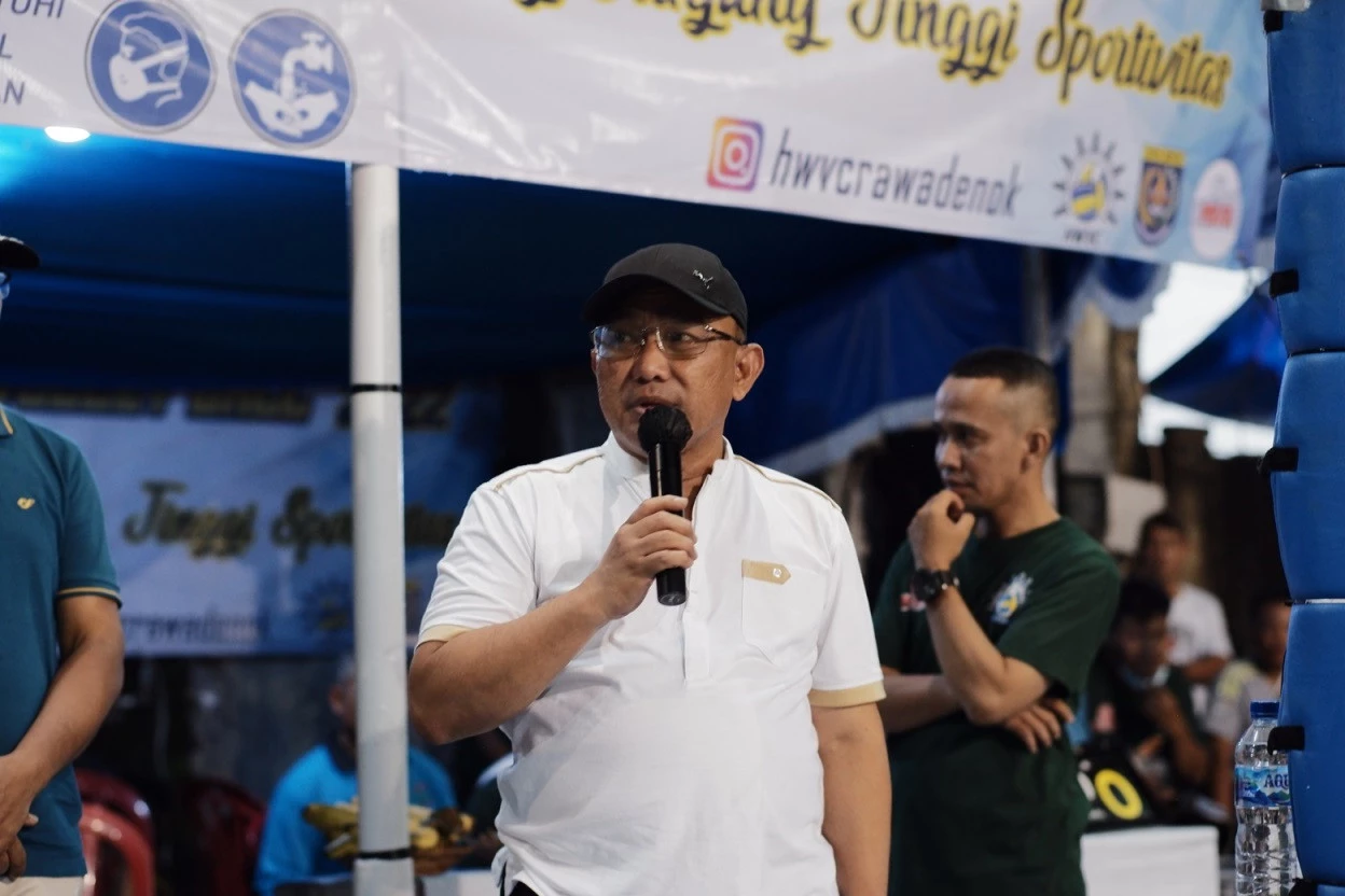 Wali Kota Hadiri Open Tournament Volley Ball  di Rangkapan Jaya Baru