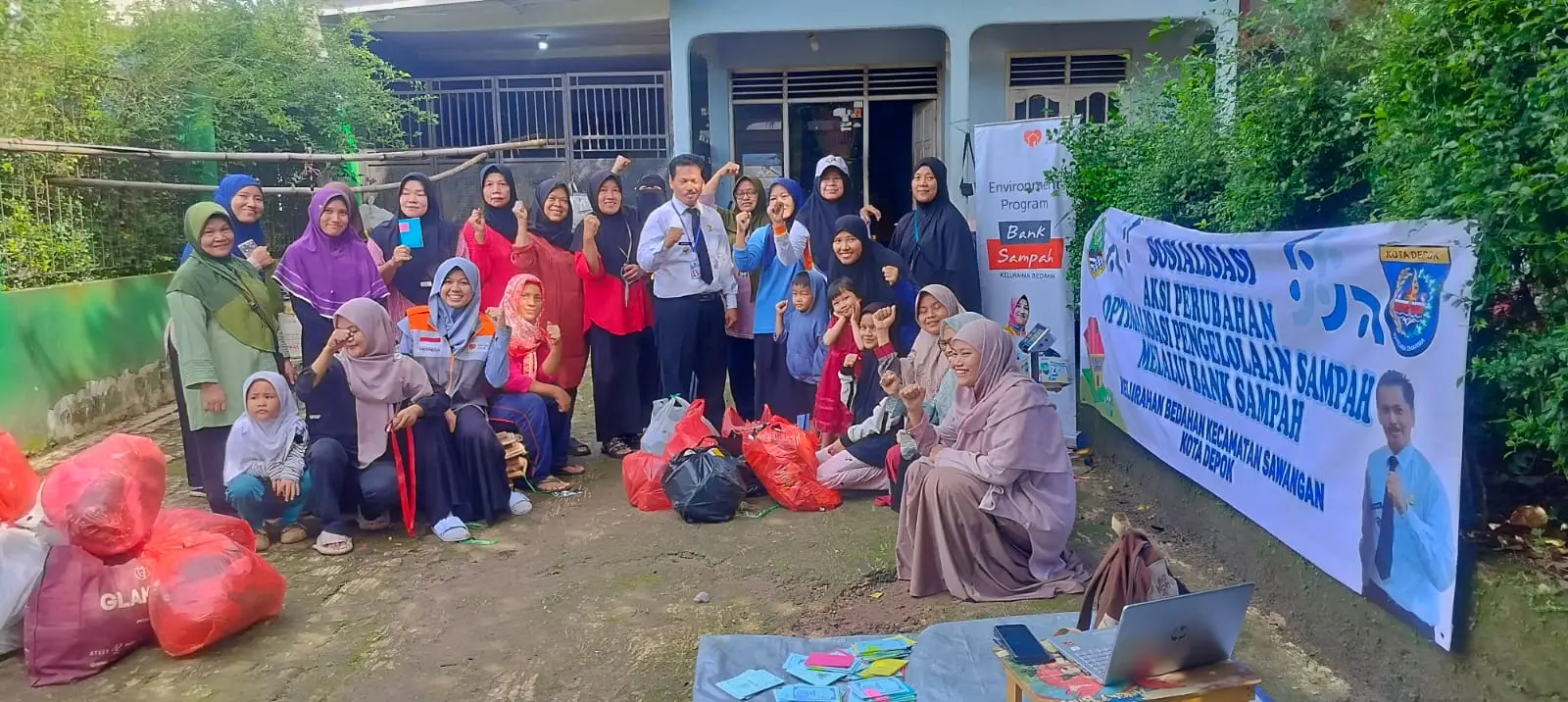 Bedahan Tekan Angka Pengiriman Sampah ke TPA Cipayung, Ini yang Dilakukan