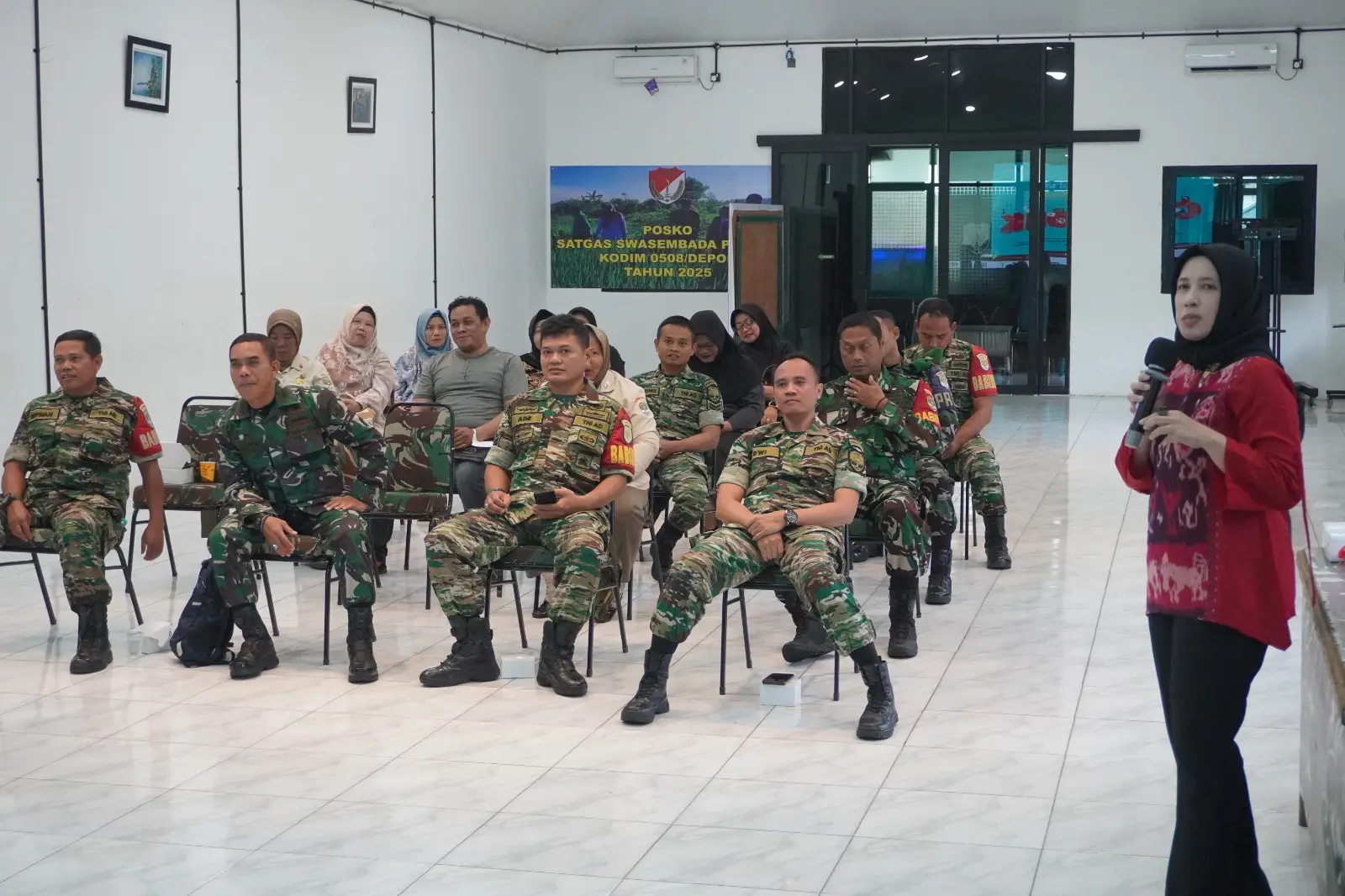 Personel Kodim Depok Diedukasi Pencegahan Hipertensi
