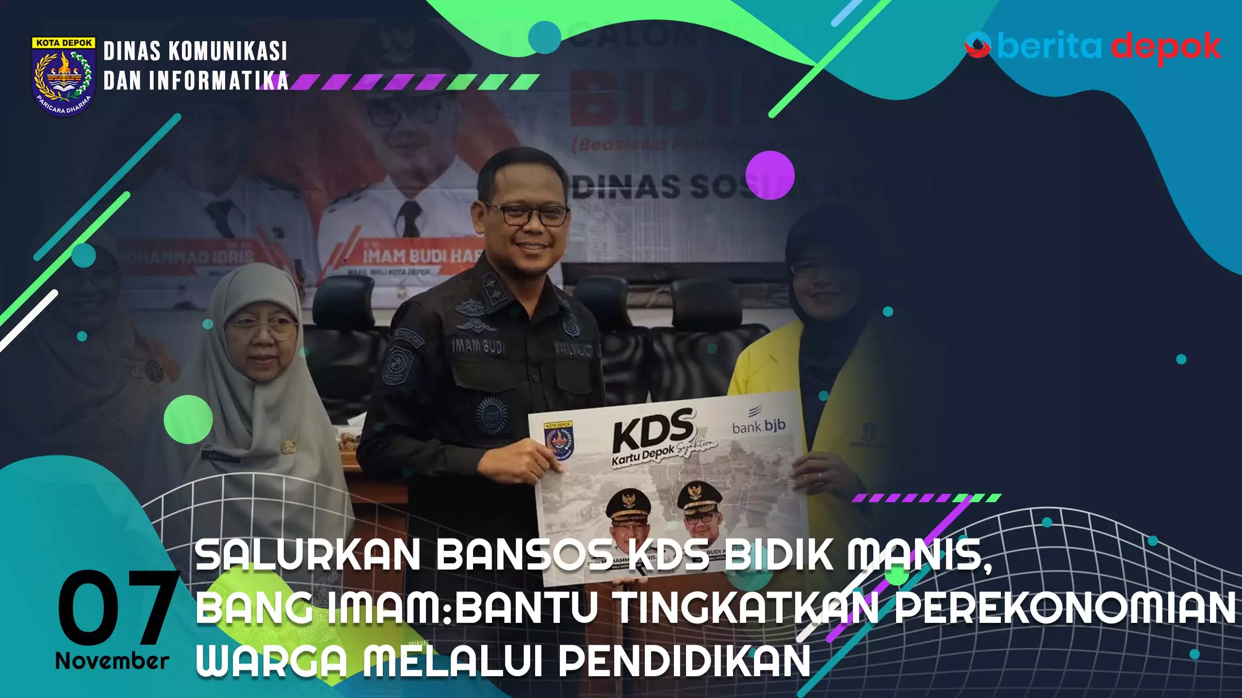 Video: Salurkan Bansos KDS Bidik Manis, Bang Imam: Bantu Tingkatkan Perekonomian Warga Melalui Pendidikan