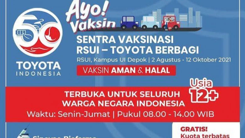 RSUI Buka Lagi Sentra Vaksinasi Covid-19 untuk 1.000 Orang per Hari