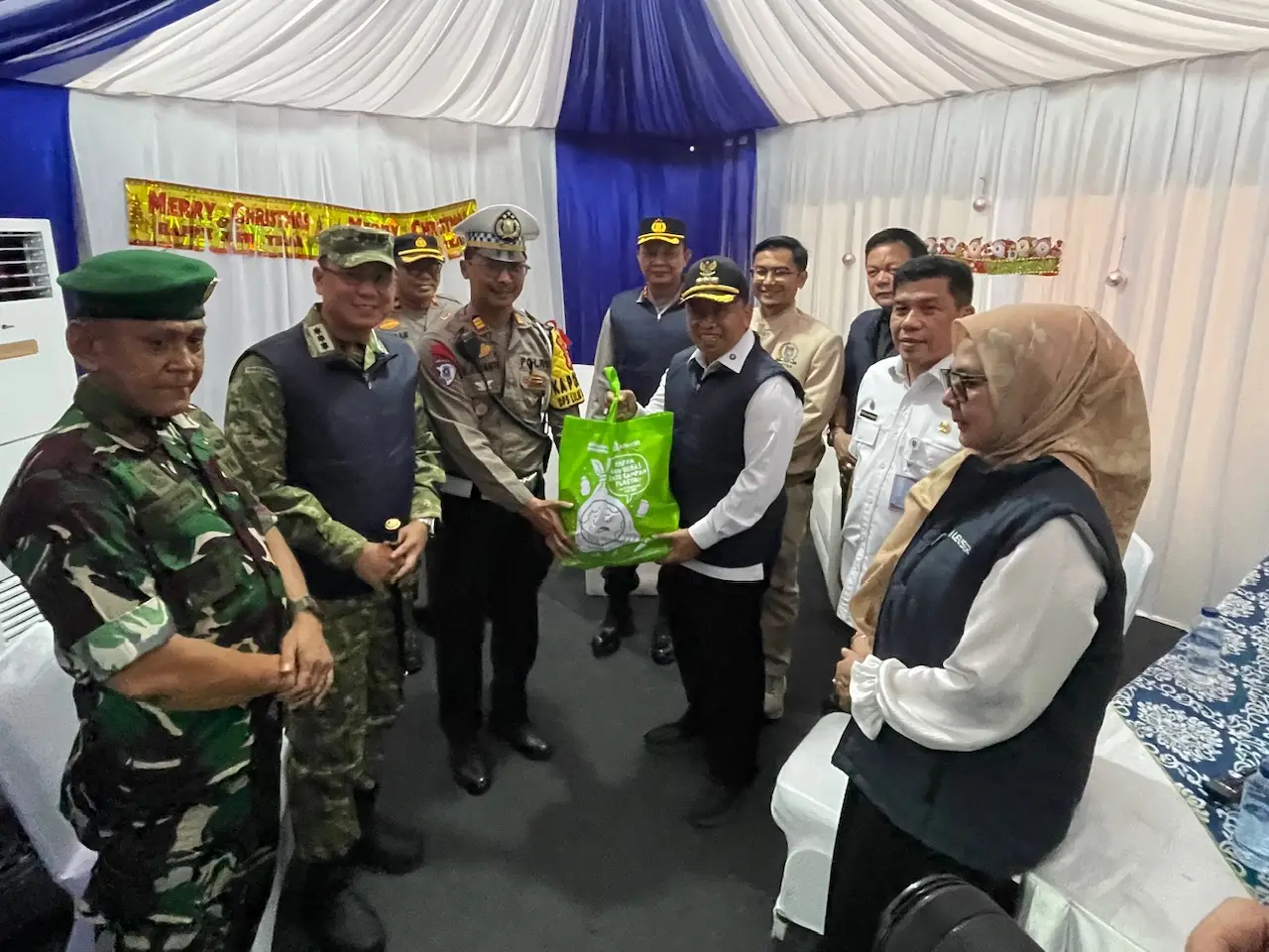 Wali Kota Depok Bersama Forkopimda Kunjungi Pos Pengamanan Nataru