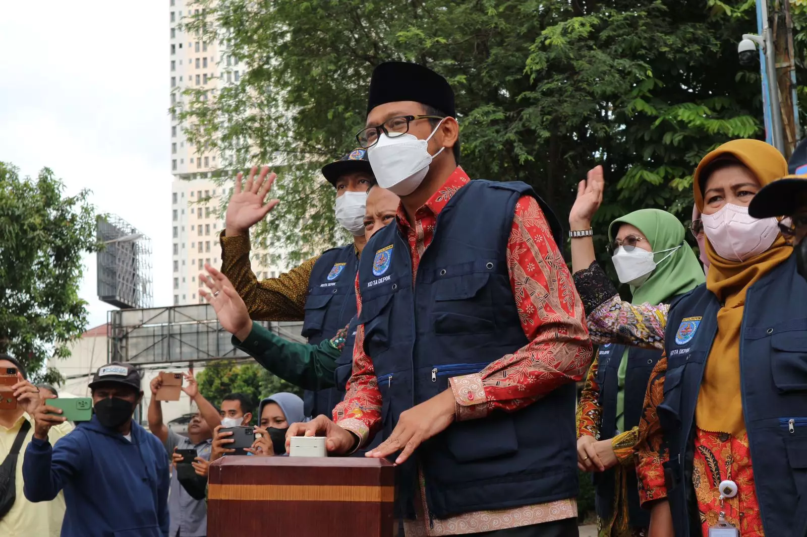 Lepas Tim Depok Peduli Gempa Cianjur, Bang Imam: Bentuk Kepekaan Kita kepada Para Korban
