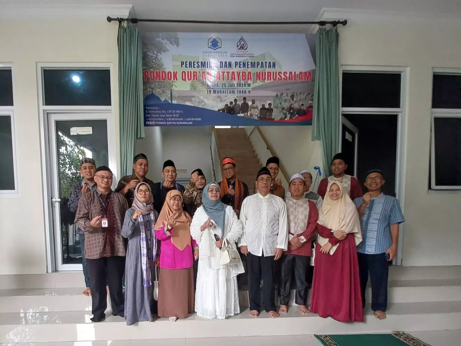 Imam Budi Hartono Resmikan Pondok Quran Attayba Nurssalam di Beji