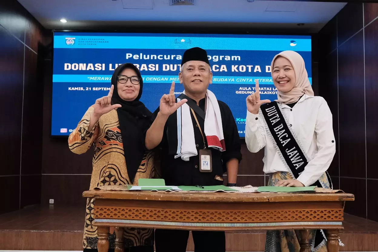 Semua Camat di Kota Depok Dukung Donasi Literasi