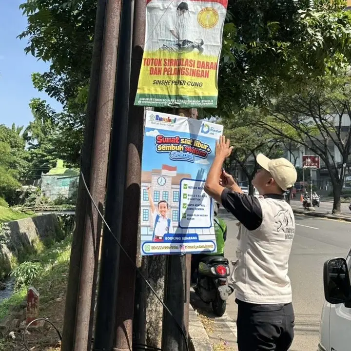 Tim Maung ASRI Kembali Beraksi, Kini Jalan Transyogi Cibubur Bebas dari Spanduk dan Banner