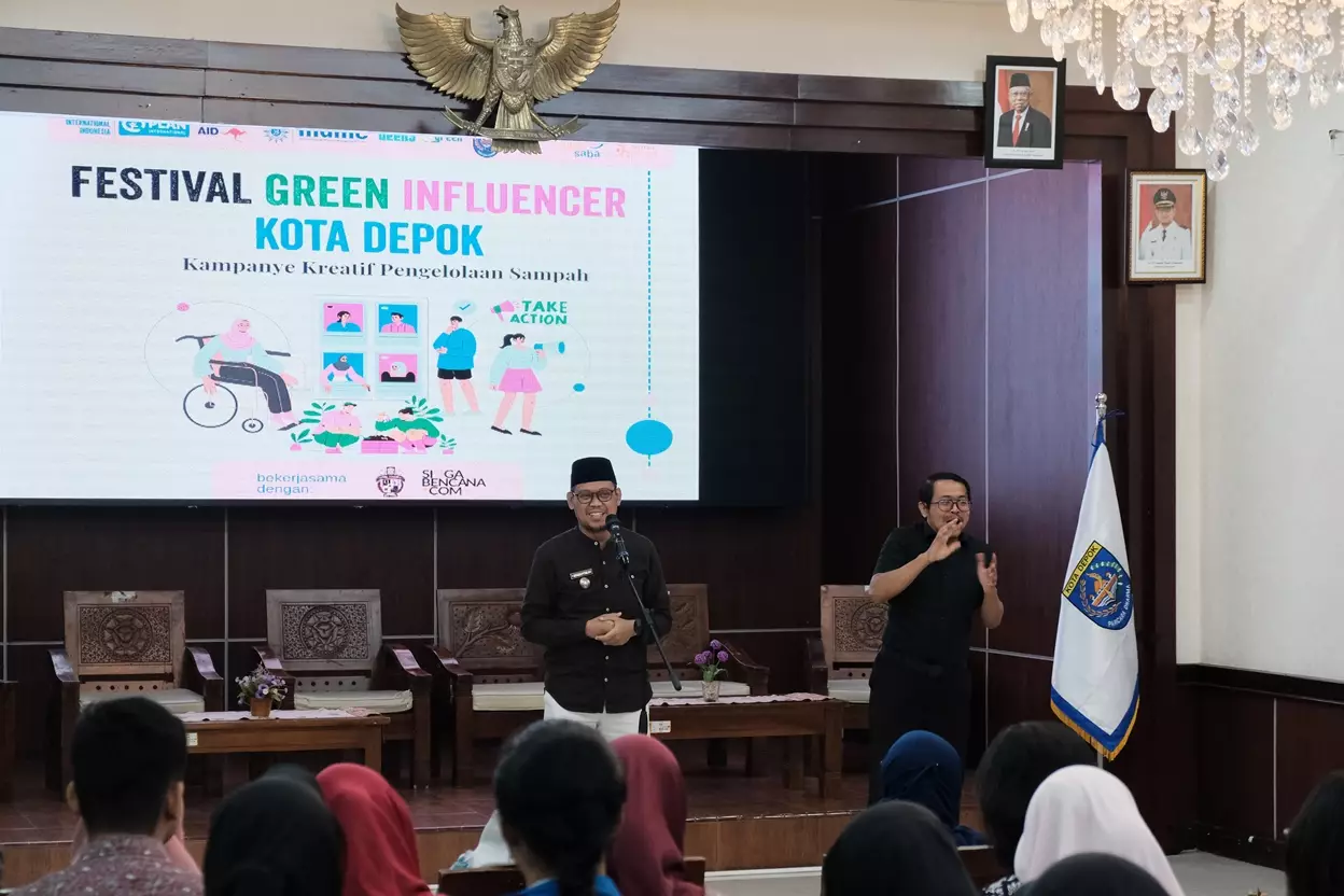 Wakil Wali Kota Hadiri Festival Green Influencer Kota Depok
