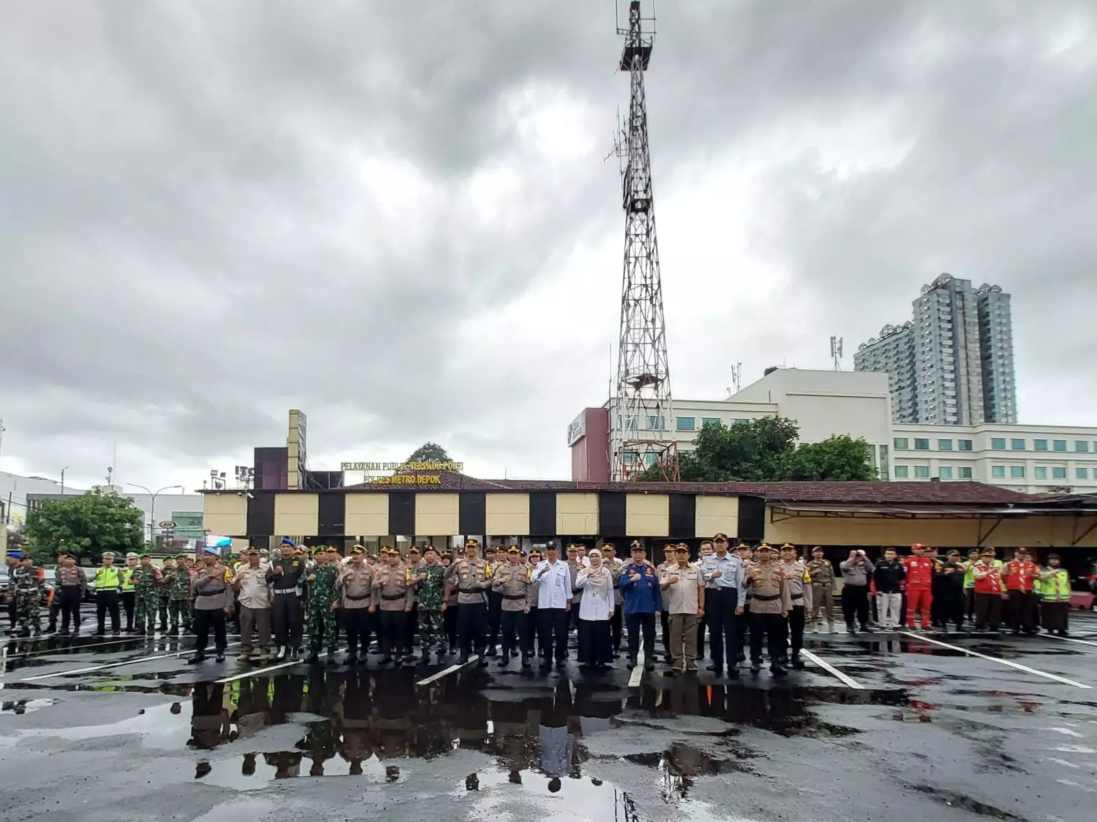 Apel Gelar Pasukan Operasi Ketupat Jaya 2024, Polres Metro Depok Siap Amankan Idulfitri