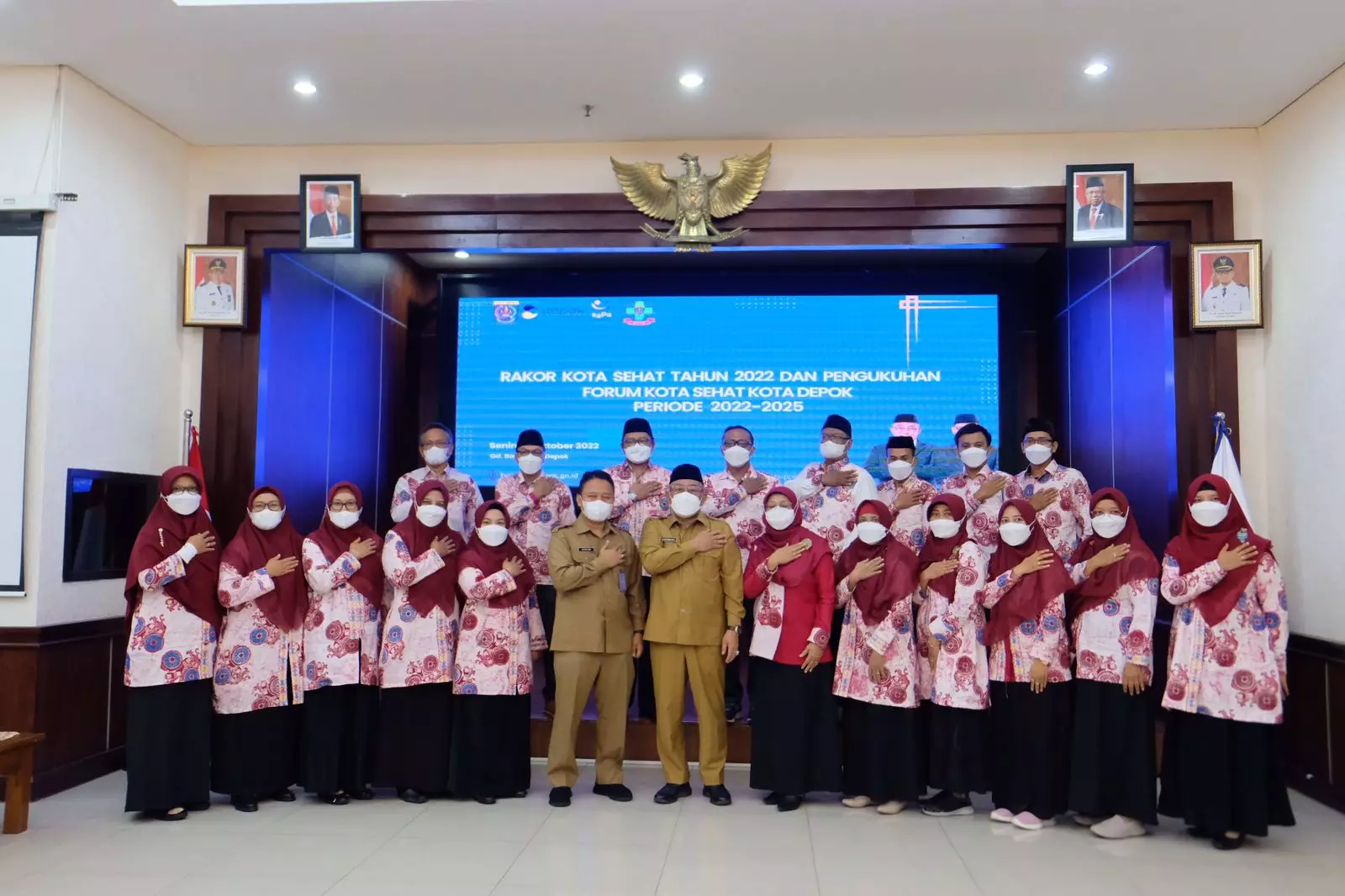 Kukuhkan Pengurus FKS Depok 2022-2025, Mohammad Idris Minta Sinergitas Berlanjut Wujudkan Kota Sehat